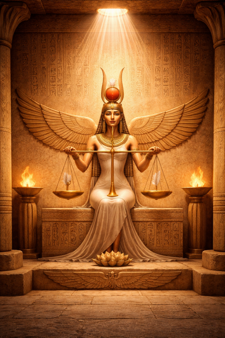 Ma'at in the temple of balance