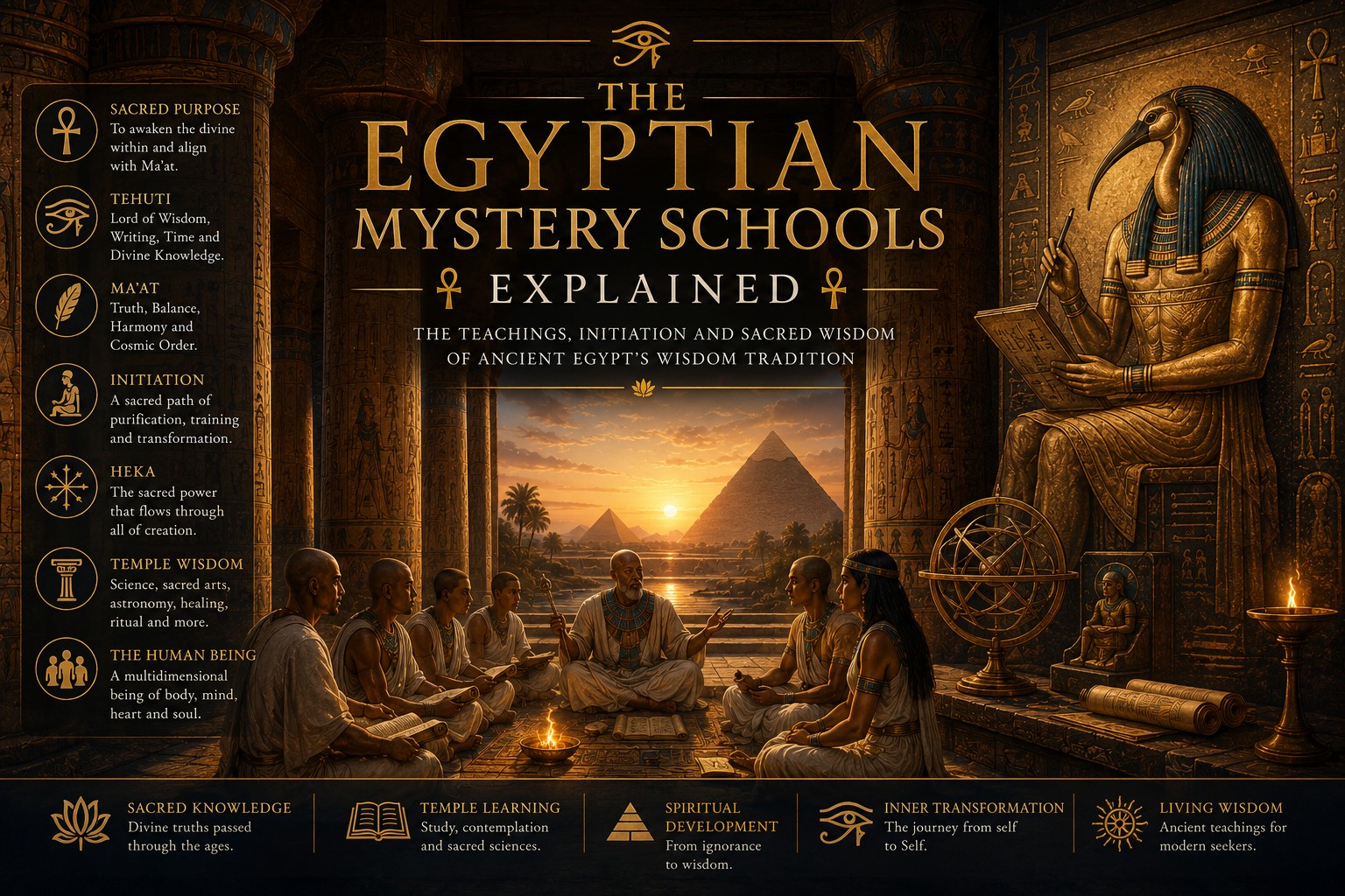 Ancient Egyptian Mystery Schools Explained