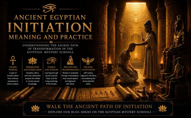 Ancient Egyptian Initiation in the Temple