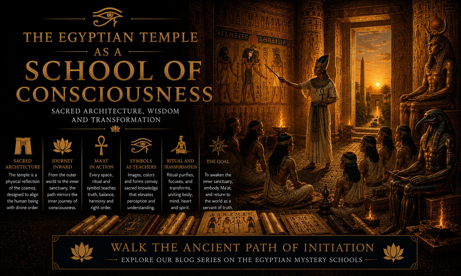The Egyptian Temple School of Consciousness 1