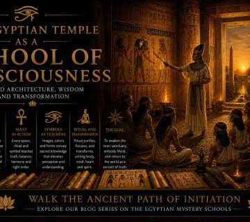 The Egyptian Temple School of Consciousness